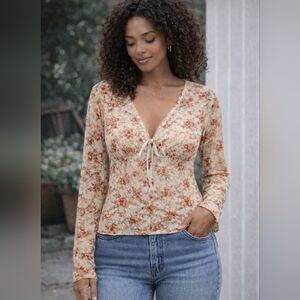 Lace Femine Floral Dainty Top
